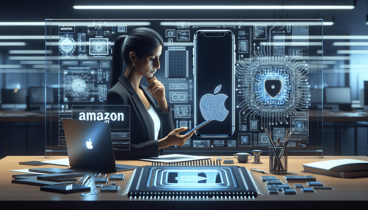 Apple revela que utiliza chips de inteligencia artificial de Amazon para sus servicios